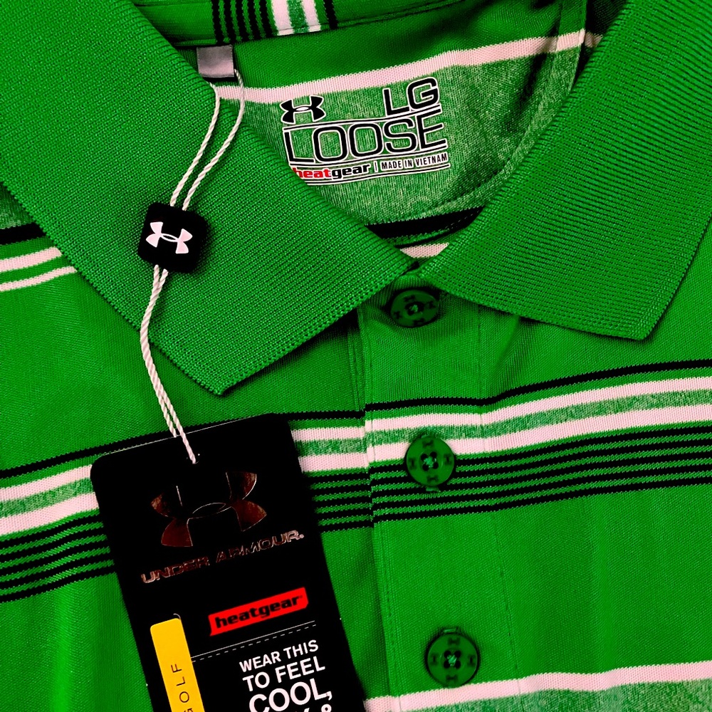 NWT MENS U/A golf polo